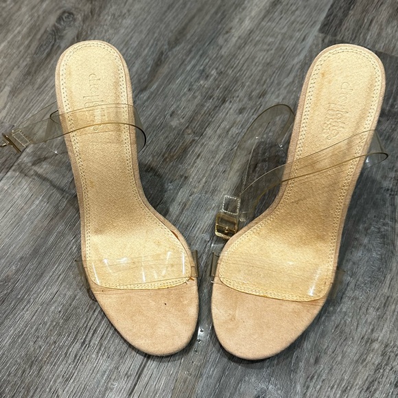 Women’s clear heels with jewels in heels! - Picture 4 of 4